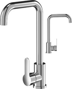 Granitan | STEEL – bateria kuchenna – obrót o 360° – chrom – stal nierdzewna – gowica ceramiczna