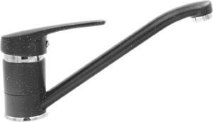 Granitan | Bateria kuchenna Rox – czarna – wylew obrotowy o 360° – wkad ceramiczny – aerator M24