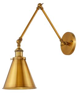 KINKIET LAMPA ŚCIENNA LOFT MOSIĘŻNA RUBI W2 LUMINA DECO