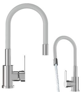 Granitan | GRADO – bateria kuchenna – elastyczny wylew – biaa – gowica ceramiczna