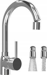 Granitan | BETA – bateria kuchenna – obrót o 360° – chrom – mosidz – gowica ceramiczna