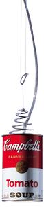 Lampa Ścienna Ingo Maurer, Canned Light, czerwony, salon, metal, design
