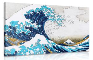 Obraz reprodukcja Wielka fala w Kanagawie - Katsushika Hokusai