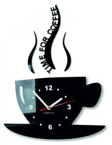 Zegar ścienny w kształcie kawy - COFFE