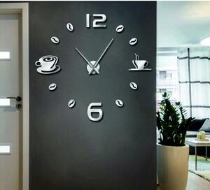 Samoprzylepny zegar ścienny - KAFFE
