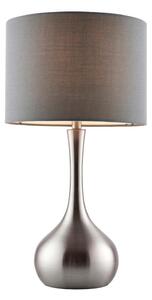 Endon Endon 61192 - Lampa stołowa PICCADILLY 1xE14/40W/230V matowy chrom/szary EN0222