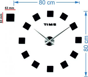 Zegary ścienne STAL NIERDZEWNA 3D
