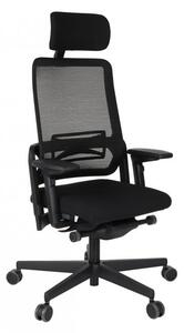 Fotel ergonomiczny Xilium mesh black ERN-ST