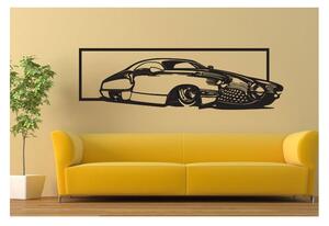 Ekskluzywny obraz na ścianie samochodu wykonanego ze sklejki historycznej