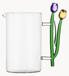 Ręcznie wykonany dzbanek ze szkła borokrzemowego Botanica, 1,4 l