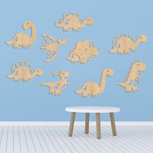 Drewniany obrazek do pokoju dziecięcego dinozaury - TERESEK