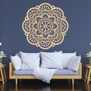 Ścienny drewniany obraz mandala światło życia - LUMEN