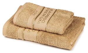 4Home Komplet Bamboo Premium ręczników beżowy