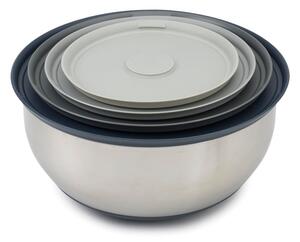 Misy zestaw 4 szt. ze stali nierdzewnej w kolorze srebra ø 28,5 cm Nest Prep&Store – Joseph Joseph