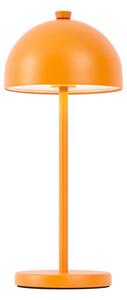 Lampa stołowa pomarańczowa z LED IP54 ładowalna ze stacją ładującą - Squirrel