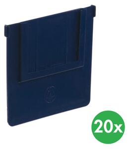 Regałowe przegrody dzielące do pojemników z tworzywa sztucznego MAX, szerokość 94 mm, 20 szt