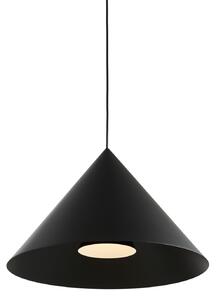 Lampa Wisząca LOOM DESIGN, Hanzu, ściemnialny, czarny, salon, aluminium, nowoczesny