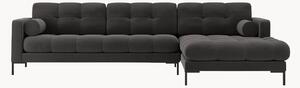 Sofa narożna o wyglądzie aksamitu Bali (5-osobowa)