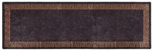 Czarny nowoczesny dywan z grecki wzór 80x300 cm A9-Z48