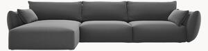 Sofa narożna z weluru Matera