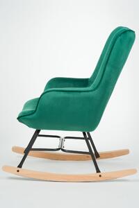 MebleMWM Fotel bujany MWM-001 | Welur | Zielony #18