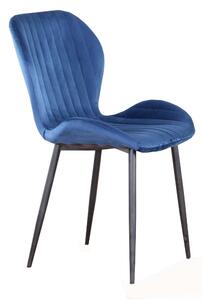 MebleMWM Krzesło tapicerowane niebieskie • ART223C •
