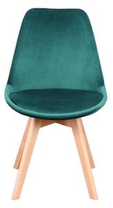 MebleMWM Krzesło skandynawskie ART132C | Welur | Morski #37 | Outlet