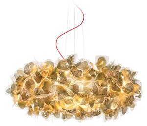 Lampa Wisząca Slamp, Clizia Mama Non Mama, ściemnialny, złoty | mosiężny, salon, tworzywo sztuczne, design