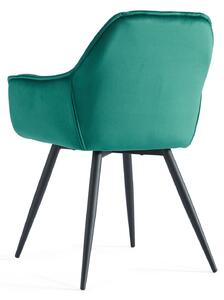 EMWOmeble Krzesło z podłokietnikami ▪️ BEN (DC-9220) ▪️ welur 36