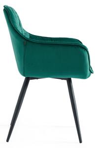 EMWOmeble Krzesło z podłokietnikami ▪️ BEN (DC-9220) ▪️ welur 36