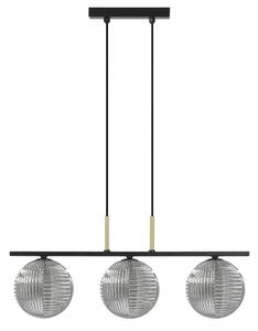 Trzyramienna lampa sufitowa szklana H9-Z28