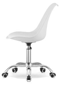 MebleMWM Krzesło obrotowe biurowe MSA009 białe