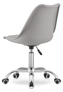 MebleMWM Krzesło obrotowe biurowe MSA009 jasnoszare