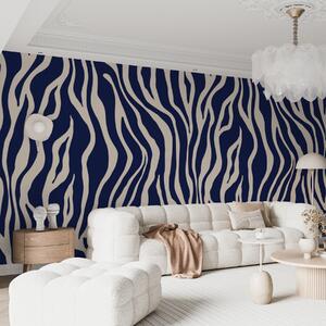Fototapety Nadruk wektorowy skóry zebry w kolorach niebieskim i białym, Fototapety Abstrakcja, u99173v1 : Uwalls.pl