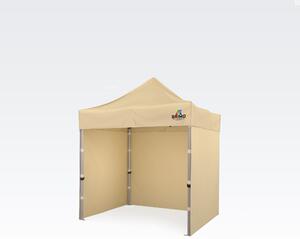 Namioty nożycowe 2x2m - plus 3 ściany - Beżowy