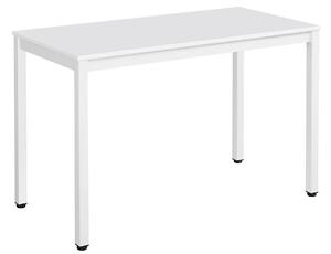 Biały stół w stylu loft 120x60 na metalowych nogach S6-G09