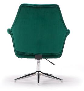 MebleMWM Fotel obrotowy zielony ERNESTO (SC-M9038) / welur, zielony