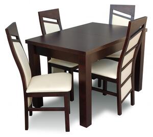 Zestaw mebli stół rozkładany i 4 krzesła do jadalni