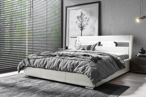 EMWOmeble Nowoczesne łóżko do sypialni z pojemnikiem LEXUS 200x200