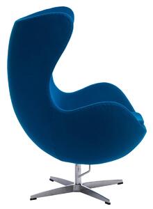 MebleMWM Fotel Jajo niebieski kaszmir 23 Premium