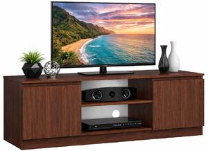 Klasyczna Szafka Rtv Z Półkami Wenge M9-P29