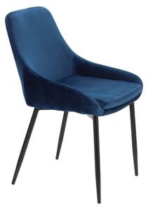 MebleMWM Krzesło Floyd Velvet niebieskie