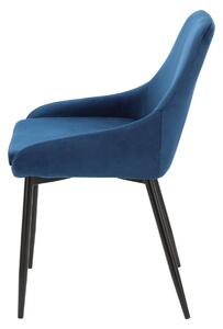 MebleMWM Krzesło Floyd Velvet niebieskie