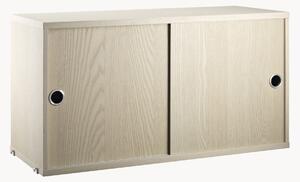 Szafka z drzwiami przesuwnymi String System, S 78 x G 30 cm