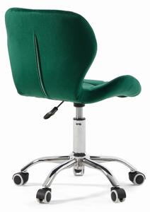 EMWOmeble Krzesło obrotowe zielone ART118S / welur #56