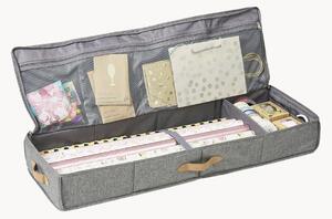 Organizer na papier prezentowy z lnu Premium