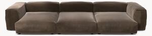 Sofa modułowa z aksamitu Vetsak (4-osobowa)