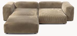 Narożna sofa modułowa ze sztruksu Vetsak (3-osobowa)