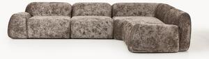 Modułowa sofa narożna Teddy-Bouclé Wolke (4-osobowa)