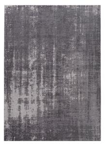 Dywan Soil Dark Gray z oryginalnym przecieranym wzorem vintage, dla alergików